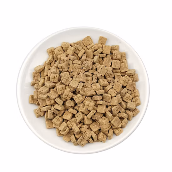 Trockenes Hundefutter zum Backen bei niedriger Temperatur, trockenes Katzenfutter und Tierfutter